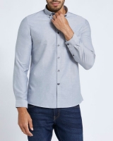 Dunnes Stores  Slim Fit Long-Sleeved Oxford Solid Shirt