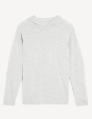 Jaeger Pure Cashmere Hooded Neck Jumper