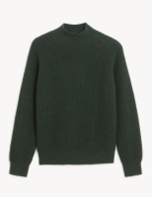 Jaeger Pure Merino Wool Funnel Neck Jumper