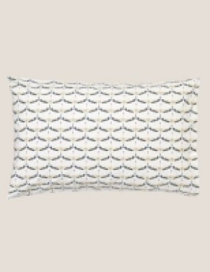 Marks and Spencer Joules 2 Pack Pure Cotton Heron Geo Pillowcases