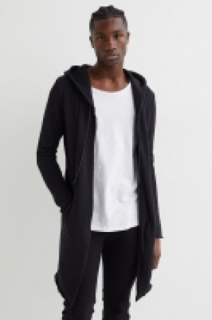 HM  Long, hooded cardigan