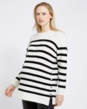 Savida Maternity Stripe Jumper With Snap Sides 12.00 €