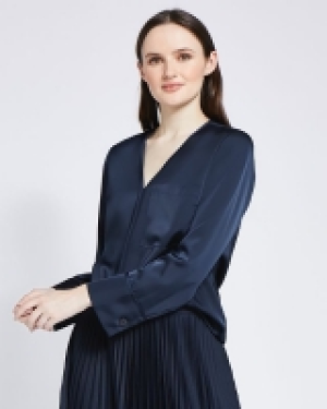 Paul Costelloe Living Studio Navy Pocket Top
