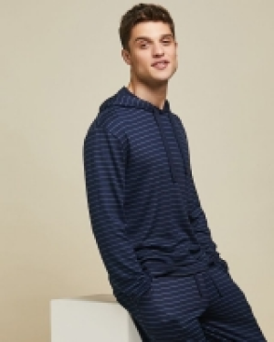 Snit Stripe Hooded Top