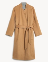 Marks and Spencer Jaeger Pure Wool Reversible Longline Wrap Coat