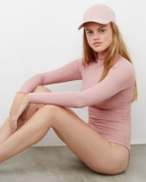 Long-Sleeved High Neck Bodysuit