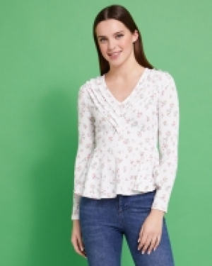Savida Print Jersey V-Neck Top 5.00 €