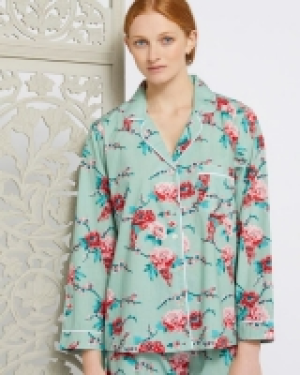 Dunnes Stores  Carolyn Donnelly Eclectic Rose Print Pyjama Top