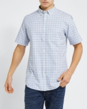 Regular Short-Sleeved Oxford Check Shirt 5.00 €