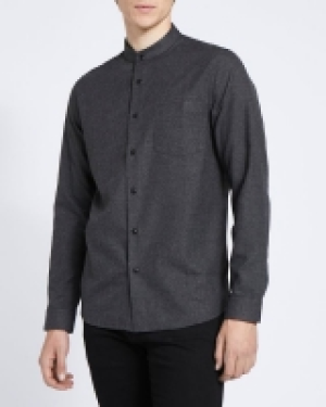 Paul Galvin Melange Grandad Shirt