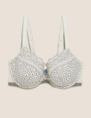 M&s Collection Lace Trim Underwired Full Cup Bra A-E