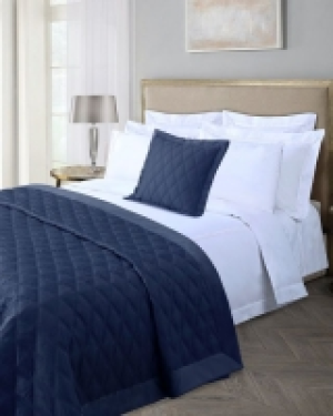 Francis Brennan the Collection Rossalia Navy Pattern Cushion