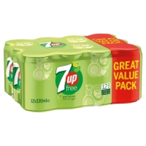 7up Free Cans 12 Pack 7.00 €