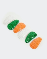 Dunnes Stores  Paddys Day Sequin Clips Pack Of 6