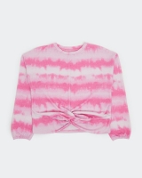 Dunnes Stores  Tie-Dye Knot Front Snit (7 - 14 years)