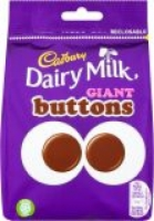 Cadbury Dairy Milk Giant Buttons Chocolate Bag