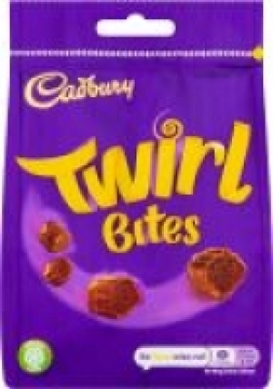 Cadbury Twirl Bites Chocolate Bag