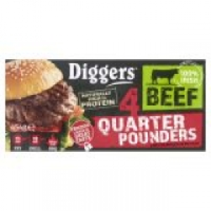 Diggers Beef Quarter Pounder