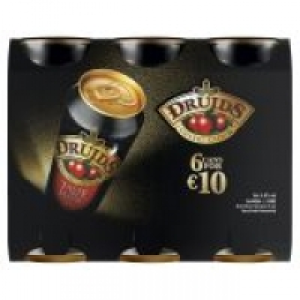 EuroSpar Druids Cider Cans Price marked