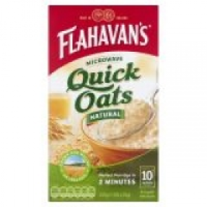 Flahavans Microwave Quick Oats Natural Sachets