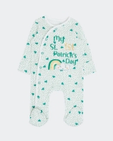 Dunnes Stores  St Patricks Day Sleepsuit (Newborn - 9 months)