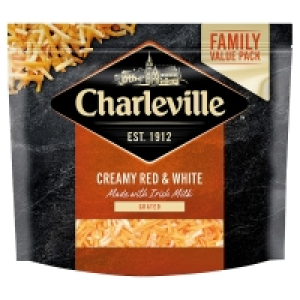 Charleville Red & White Grated Cheese Family Value Pack
