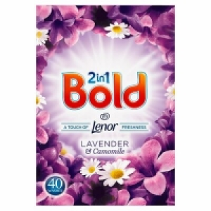 Bold 2-In-1 Lavender & Camomile Washing Powder 40 Washes 2.6 11.00 €