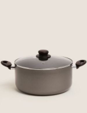 Marks and Spencer  Grey Aluminium 28cm Non-Stick Stock Pot