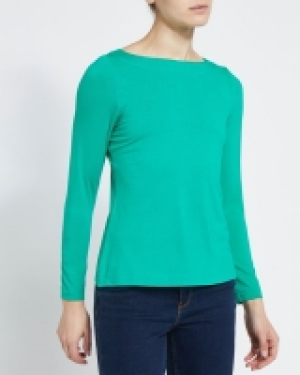 Long-Sleeved Boat Neck Top 5.00 €