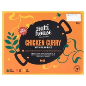 Balti House Chicken Curry with Pilau Rice 3.99 €