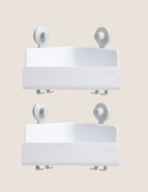 Joseph Joseph 2 Pack EasyStore Corner Shower Shelf Set