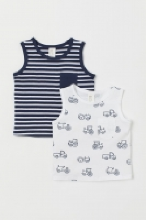 HM  2-pack cotton vest tops