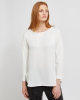 Dunnes Stores  Carolyn Donnelly The Edit Curved Hem Satin Top