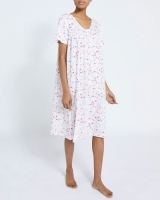 Dunnes Stores  Short-Sleeved Cotton Lace Nightdress