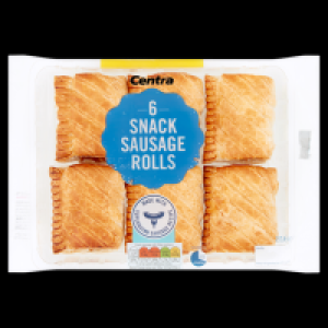 Centra  Centra 6 Snack Sausage Rolls 216g