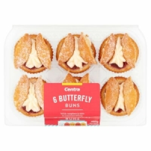 Centra  Centra Butterfly Buns 6 Pack 165g