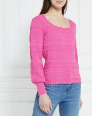 Gallery Dahlia Pointelle Square Neck Top