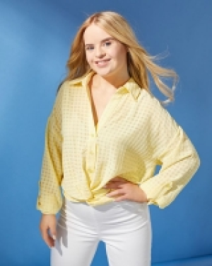 Dunnes Stores  Twist Crop Shirt