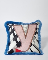Dunnes Stores  Joanne Hynes Y Embellished Printed Cushion With Bag