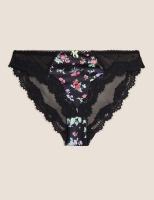 Marks and Spencer Boutique Emilia Satin Floral High Leg Knickers
