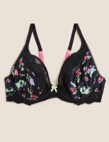 Marks and Spencer Boutique Emilia Satin Floral Wired Plunge Bra A-E