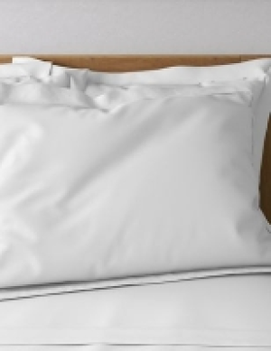 Cotton Sateen 600 Thread Count Oxford Pillowcase