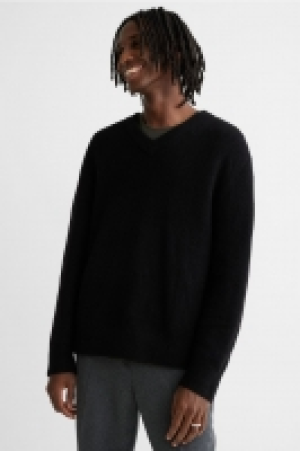 HM  Relaxed Fit Fine-knit wool-blend jumper