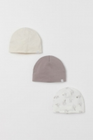 HM  3-pack cotton jersey hats