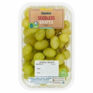 Centra  CENTRA SEEDLESS WHITE GRAPE PUNNET 500G