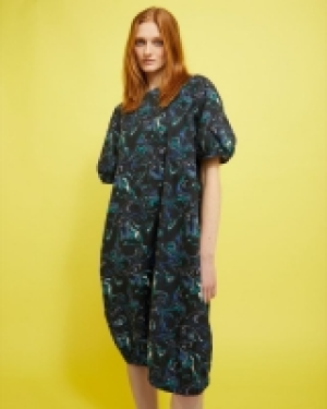 Carolyn Donnelly The Edit Marble Print Dress