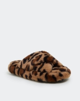 Dunnes Stores  Faux Fur Slider Slippers