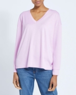 V-Neck Soft Rib Top