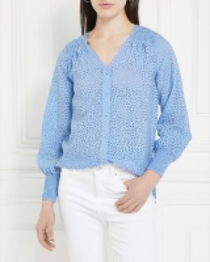 Gallery Sorbet Burnout Blouse