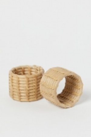 HM  2-pack rattan napkin rings